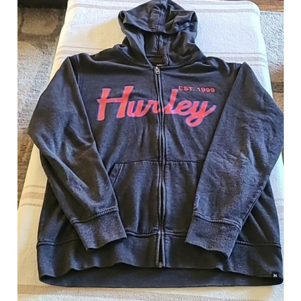 Hurley full Zip-Up Hoodie sz. L (#874)